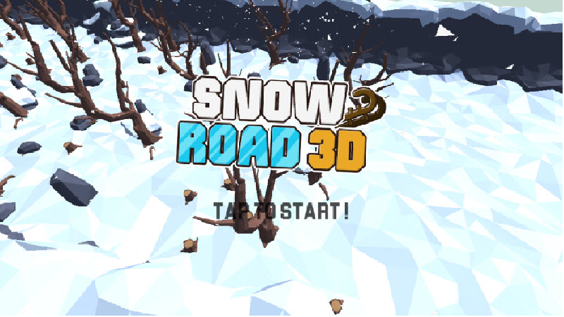 snow road 3d screenshot