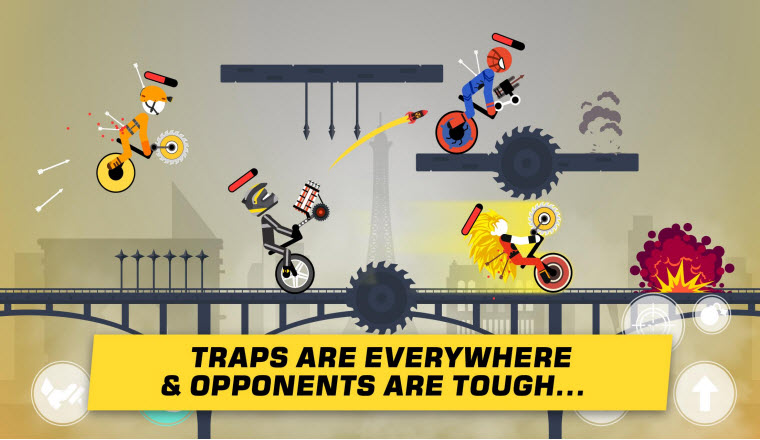 stickman racing screenshot