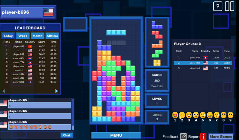 tetrix online screenshot